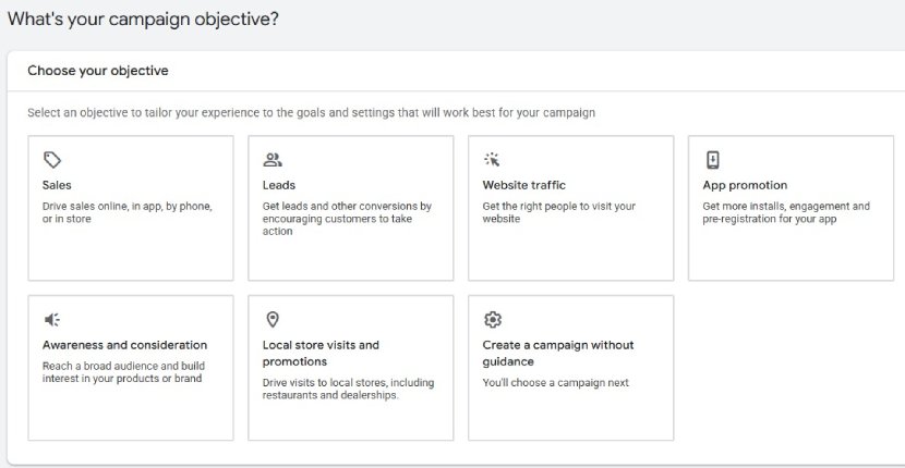 Google Ads Types Overview